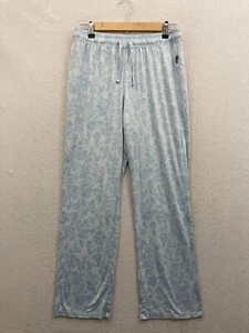 Eddie Bauer Sleepwear Women’s Lounge/Pajama Pants Size Medium Aqua Floral - Picture 1 of 10