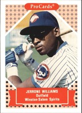 1991-92 ProCards Tomorrow's Heroes #207 Jerrone Williams