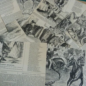 40 Feuilles Papier Origami, Partitions de Punch Cartoon 15cm 12cm 10cm Vintage - Picture 1 of 2