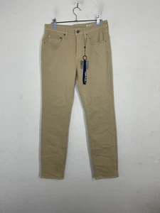 G/FORE Men Golf Pants 30x32 Khaki 5 Pocket Straight Beige Sueded Stretch Comfort - Picture 1 of 10