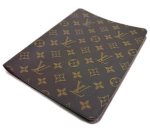 Authentic LOUIS VUITTON Agenda Bureau Notebook Cover PVC #7374 - Picture 1 of 14
