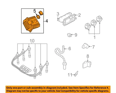Used Engine Control Module (ECM) fits: 2001 Oldsmobile Aurora Electronic Control - Image 1 of 3