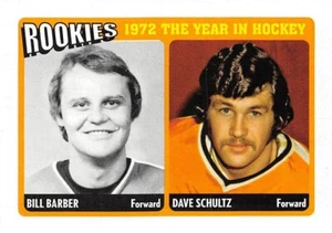 2009-10 ITG 1972 The Year in Hockey Rookies #R03 Bill Barber/Dave Schultz - Imagen 1 de 2