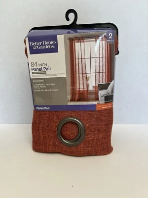 Better Homes & Garden 2 Heathered Yarn-dyed Fabric Panels 38 In W X 84 In L Each - Image 1 of 3