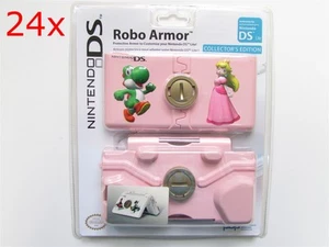 Lot of 24 Nintendo DS Lite Robo Armor Hard Case Shell Pink Yoshi Princess Peach - Picture 1 of 3