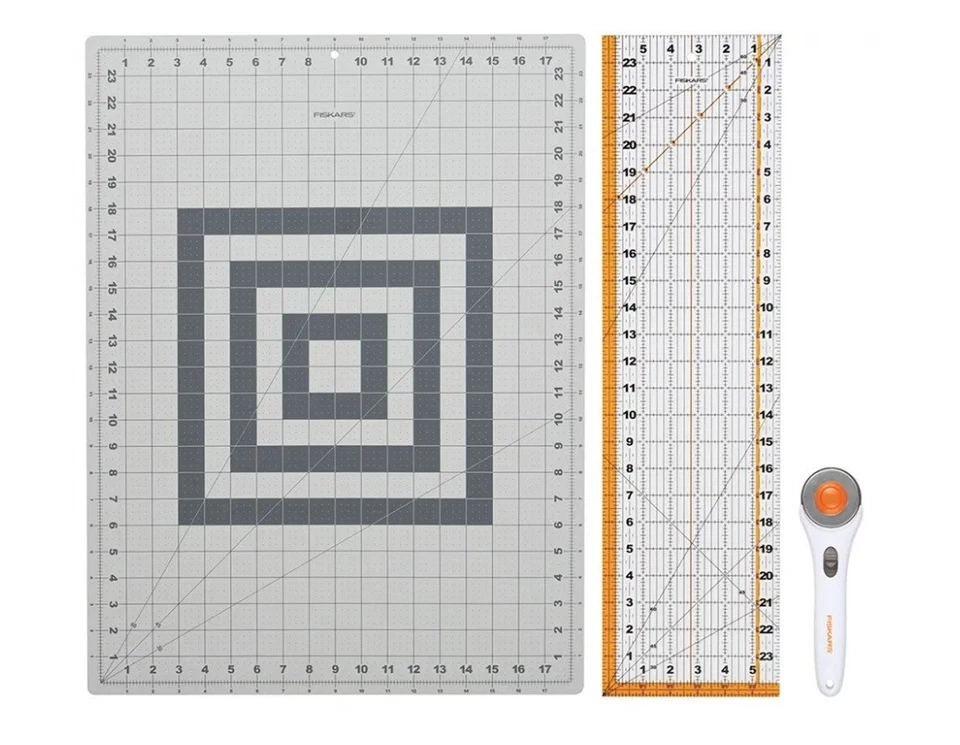 Fiskars 3 piece Rotary Cutting Set #195230 - Image 1 of 1