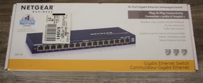 NEW NETGEAR ProSafe (GS116NA) 16-Port Gigabit Switch - Image 1 of 2