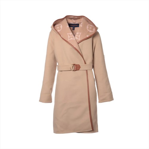 LOUIS VUITTON（LV） Louis Vuitton 22SS cappotto abito lana e seta 34 donna beige x rosa RW221WW gigante m