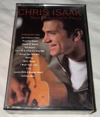 Chris Isaak San Francisco Days (Cassette, 1993) Sealed Reprise BMG Two Hearts - Imagem 1 de 4
