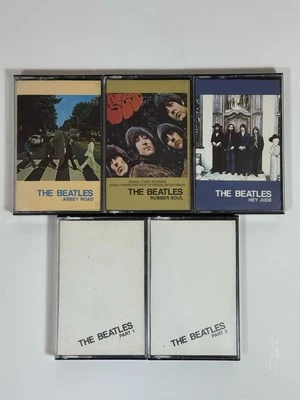 The Beatles - Capitol Canada Reissue 5 Album Cassette Tape Lot 1980’s G/VG - Image 1 of 4