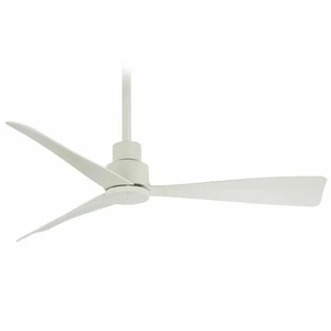 Minka Aire Simple 44" Indoor/Outdoor Flat White Ceiling Fan with Remote Control - Picture 1 of 5