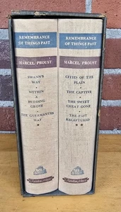 Remembrance Of Things Past Marcel Proust 2 Vol Set 1932 -34 Hardback W/Slipcase - Picture 1 of 11