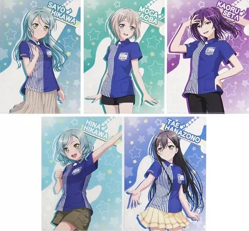 Jeu de 5 types de fichiers transparents A4 fichier clair "BanG Dream !... - Photo 1/1