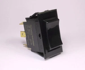 Carling MANTAINED Rocker Switch DPDT  10A at 250Vac 15A 125Vac, ON/OFF/ON, 6 pin - Picture 1 of 4