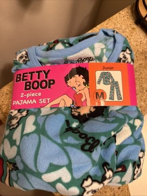 Juego de 2 pijama polar Betty Boop Junior’s nuevo con etiquetas talla M (7/9) Foto 1 de 4