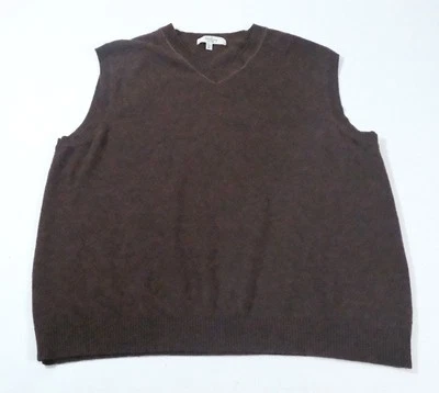 Chaleco Suéter Turnbury Para Hombre Marrón Lana Merino Talla XL Foto 1 de 4