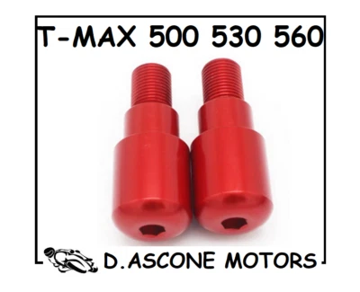 BILANCERI CONTRAPPESI MANUBRIO TMAX 500 530 560 t max t-max ROSSO - Immagine 1 di 2