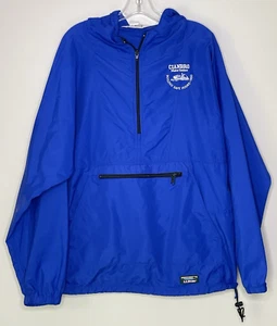 Giacca a vento pullover LL Bean Cianbro Maine nylon anorak taglia L vintage anni 90 E313 - Foto 1 di 11