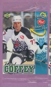 1996 96-97 UPPER-DECK POST CEREAL GROW LIKE A PRO RED WINGS PAUL COFFEY NNO - Foto 1 di 1
