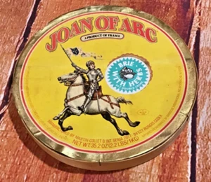 Vintage Joan of Arc Cheese Box 9" - Picture 1 of 3