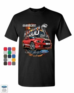 Ford Mustang 2014 Shelby GT500 Cobra T-Shirt American Muscle Car Mens Tee Shirt - Picture 1 of 17