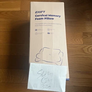 New Soft Cervical Pillow for Neck Pain Relief Odorless Memory Foam  Ergonomic - Picture 1 of 7
