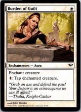 Burden Of Guilt Magic The Gathering Dark Ascension Card Light Play