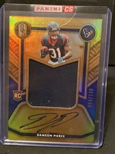 2022 Gold Standard Dameon Pierce RPA /149 On Card Auto -Sealed Redemption Texans
