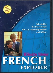 CD ROM Disc: The Rosetta Stone French Explorer . Speak French in weeks! - Picture 1 of 3