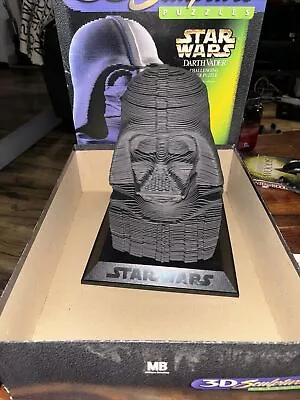 1997~STAR WARS DARTH VADER~3D STACKING SCULPTURE PUZZLE-144 LAYER-9.5"  Complete - Image 1 of 4
