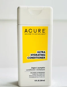 Acure Ultra Hydrating Conditioner Argan & Pumpkin Vegan Sealed 12oz - Picture 1 of 3