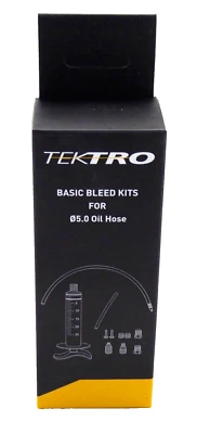 Kit básico de purga Tektro manguera de 5 mm, jeringa, tubo de plástico, retenedor, accesorios Foto 1 de 2