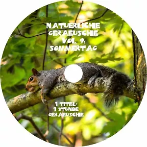 Natürliche Geräusche 9 SOMMERTAG Naturklänge Entspannung Wellness Entspannen CD - Bild 1 von 5
