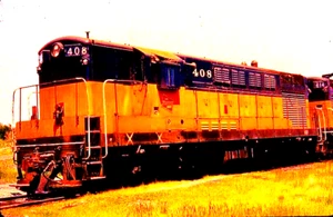DUPLICATE EKTACHROME SLIDE MILWAUKEE ROAD FAIRBANKS MORSE H16-44 #408 - Picture 1 of 1