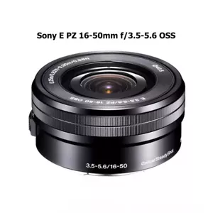 Sony SELP1650 E PZ 16-50mm f/3.5-5.6 OSS Zoom Kit E-Mount Lens - Picture 1 of 10