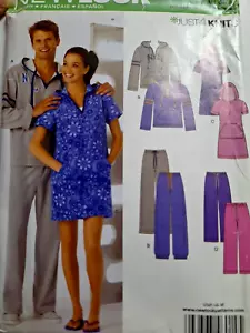 Sweatsuit Sweat Pants Hoodie Dress New Look Simplicity 6014 Sewing Pattern Knit - Picture 1 of 7