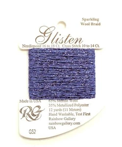 GLISTEN Sparkling Braid #52 "Purple Haze" Needlepoint Thread Rainbow Gallery - Picture 1 of 1