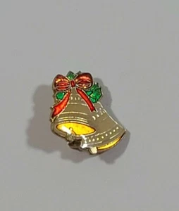 Broche broche campana Navidad vintage - Imagen 1 de 2
