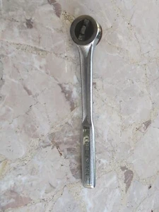 Nice! Vintage Craftsman Tools USA 1/2" Drive Ratchet -V- 44977 THUMB WHEEL RHFT - Picture 1 of 10