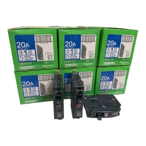 NEW (lot of 60) QOB120 Square D 20A, 120V Single Pole Bolt On Circuit Breaker - Picture 1 of 3