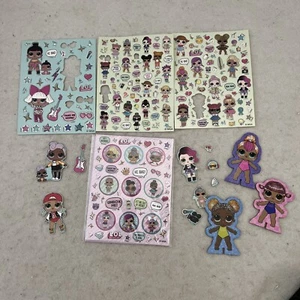 OMG LOL Stickers sheets L.O.L. Surprise stickers abd cutouts - Picture 1 of 10