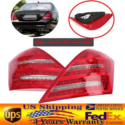 Par de luces traseras LED luces de freno para Mercedes Benz W221 S450 S600 2007 2008 2009 Foto 1 de 4