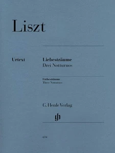 Liszt Liebestraume 3 Notturnos Sheet Music Piano Solo Book NEW 051480634 - Picture 1 of 1