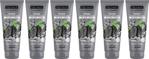 Freeman Feeling Beautiful Facial Polishing Mask Charcoal & Black Sugar 6 oz 6 Pk - Picture 1 of 3