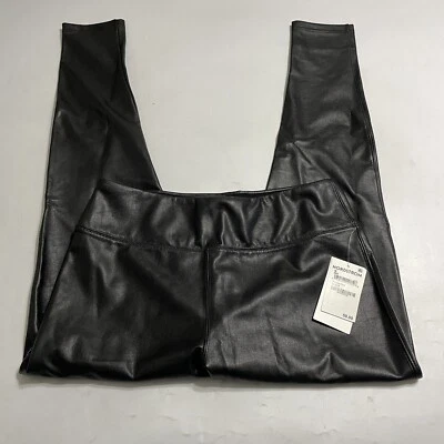 Leggings de imitación de cuero para mujer marca Nordstrom talla mediana negros nuevos con etiquetas Foto 1 de 4