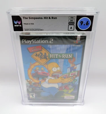 PS2 SIMPSONS: HIT & RUN - WATA GRADED 9.6 A SEALED - Image 1 of 4