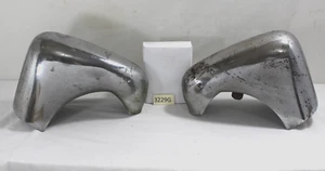 1955 DODGE CORONET SEDAN REAR BUMPER GUARD LEFT & RIGHT FACTORY STEEL (2 DOOR) - Picture 1 of 12