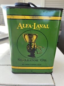 ALFA-LAVAL Cream SEPARATOR 1/2 GALLON TIN  OIL 1950’s Alfa Laval Farm