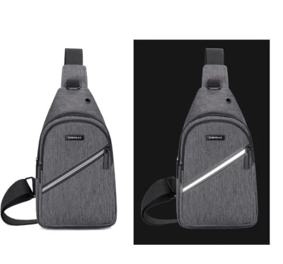 MARKENLOS Brusttasche Sport Crossbody Umhängetasche Freizeit Schultertasche Damen Herren