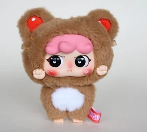 BEWEGLICHE AUGEN 6 Zoll Migo Happy Ghost BB3 Braunbär Plüsch-Anhänger bestätigt Blindbox - Bild 1 von 4
